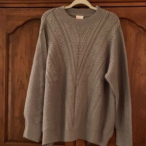 LuLaRoe - Women’s Textured Simply Comfortable Soft Gray  Sweater -  Size 2XL NWT